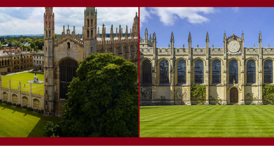 আগে ক্যামব্রিজ, পরে অক্সফোর্ড