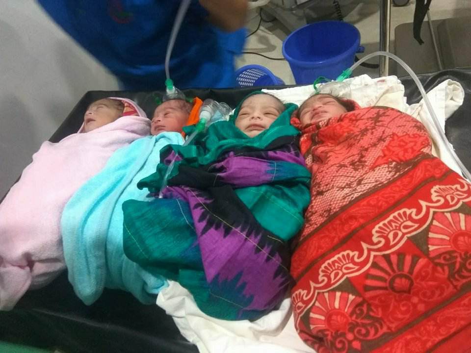 ১ দিনে দু’মায়ের ৭ নবজাতকের জন্মদান