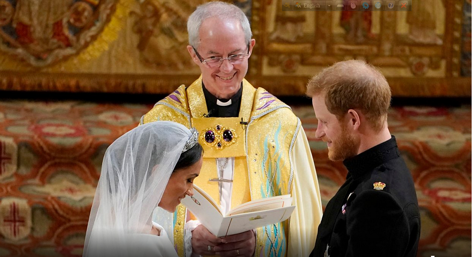 প্রিন্স হ্যারি-মেগান মার্কেলের বিবাহ সম্পন্ন