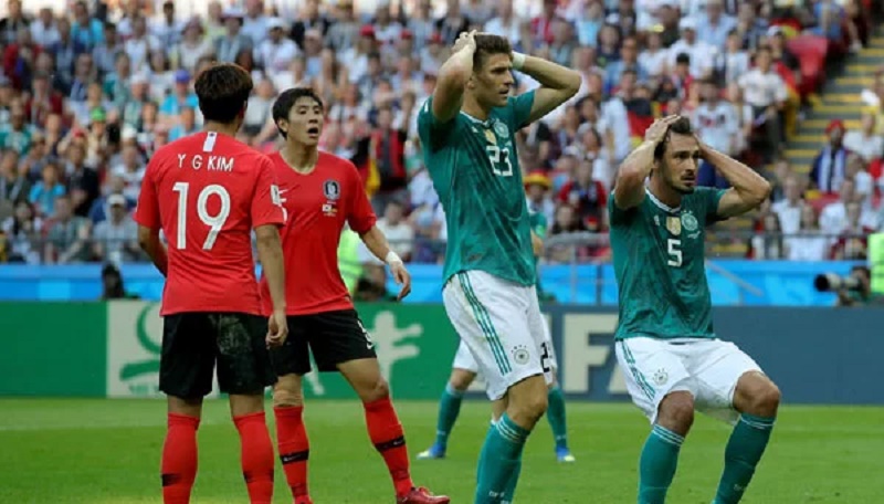 বিশ্বচ্যাম্পিয়ানদের বিদায় করলো কোরিয়ানরা