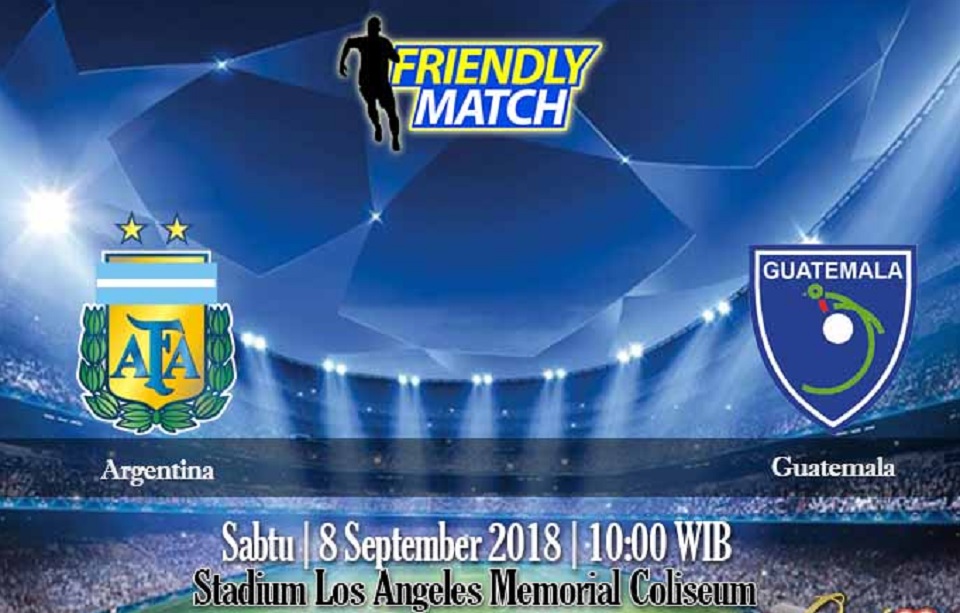 ৮ সেপ্টেম্বর মুখোমুখি হবে আর্জেন্টিনা-গুয়াতেমালা