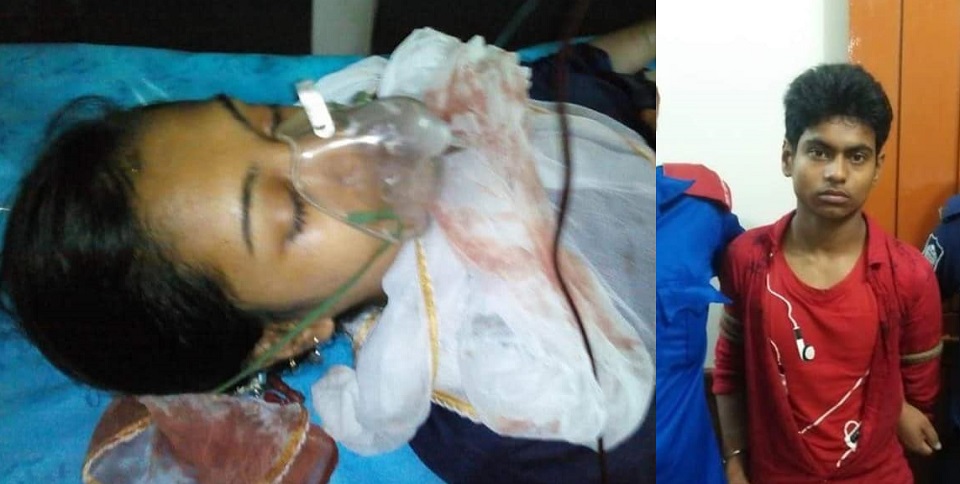 কুপ্রস্তাবে রাজি না হওয়ায় ছাত্রীর পেটে ছুরি ঢুকিয়ে দিলো বখাটে
