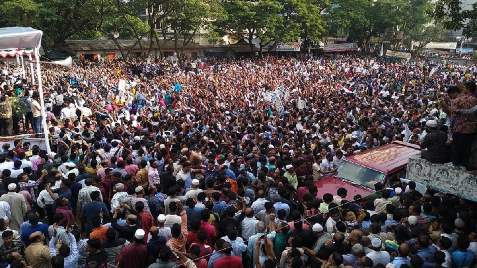 সিলেটে ঐক্যফ্রন্টের সমাবেশ চলছে, বক্তব্য রাখছেন নেতারা