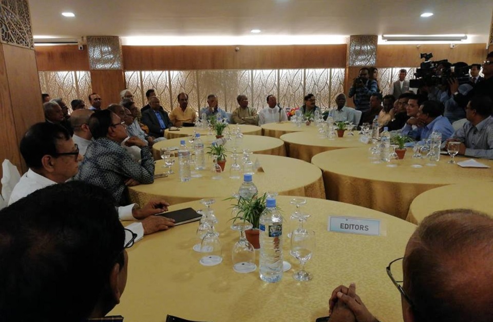 সুষ্ঠু নির্বাচনের জন্য সম্পাদকদের কাছে সহযোগিতা চেয়েছে ঐক্যফ্রন্ট