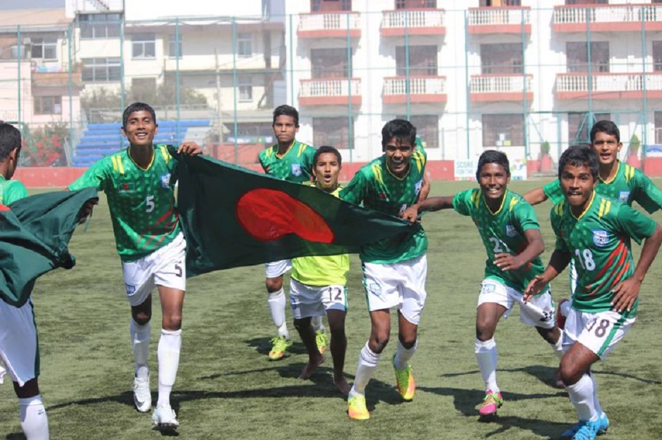 সাফ অনূর্ধ্ব-১৫ ফুটবলে চ্যাম্পিয়ন বাংলাদেশ