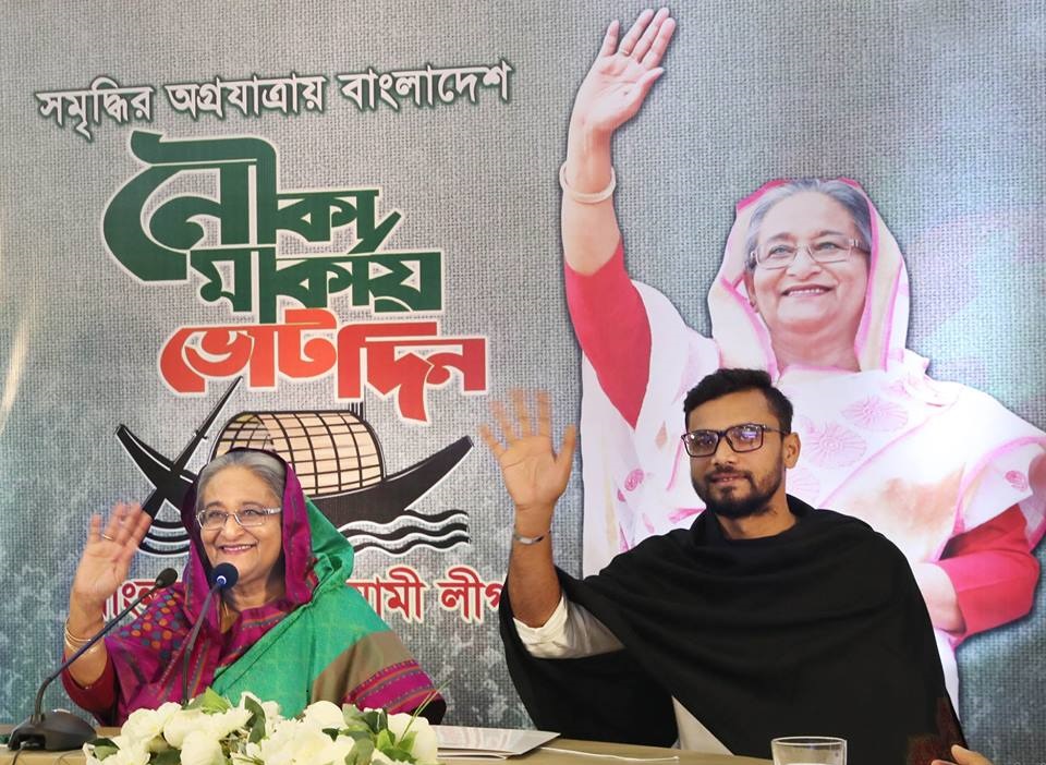 মাশরাফী হীরার টুকরো, সোনার ছেলে: প্রধানমন্ত্রী