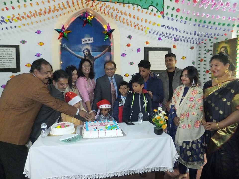 রাজবাড়ীতে জমকালো আয়োজনে বড়দিন পালিত