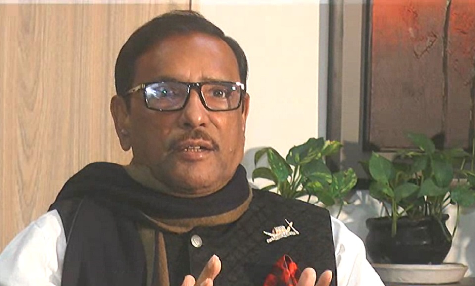 বিএনপির ইশতেহার প্রতিশ্রুতির রঙ্গীন বেলুন, ক্ষমতায় গেলে চুপসে যাবে: ওবায়দুল কাদের