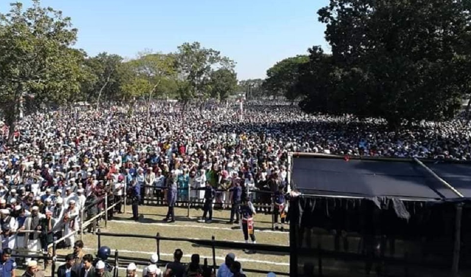 শোলাকিয়ায় সৈয়দ আশরাফের দ্বিতীয় জানাজা, জনতার ঢল