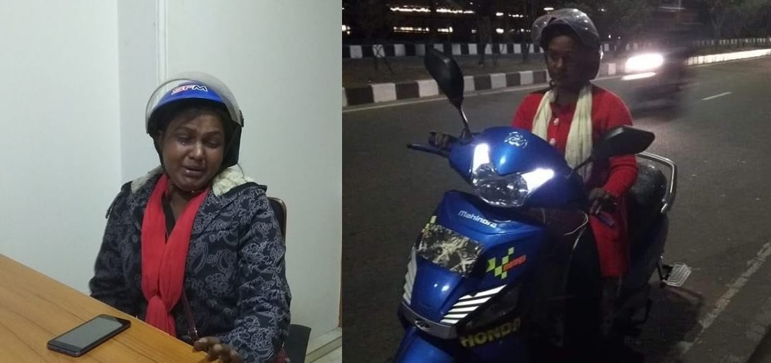 শাহনাজের স্কুটি উদ্ধার করে দিলো পুলিশ