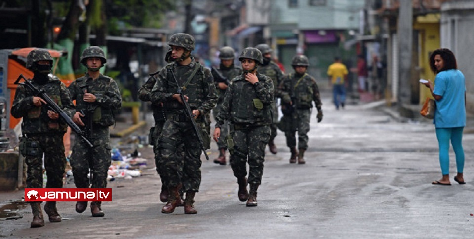 ব্রাজিলের ফোর্টালেজায় ৩০০ সেনা সদস্য মোতায়েন