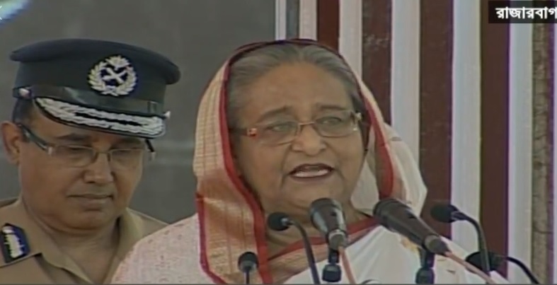 সংসদ নির্বাচনে বলিষ্ঠ ভূমিকা রাখায় পুলিশকে প্রধানমন্ত্রীর অভিনন্দন