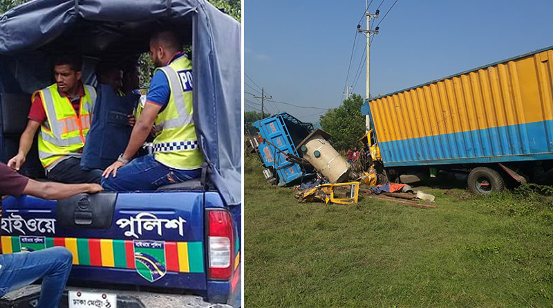 কুমিল্লায় কাভার্ডভ্যান চাপায় তিন পথচারী নিহত