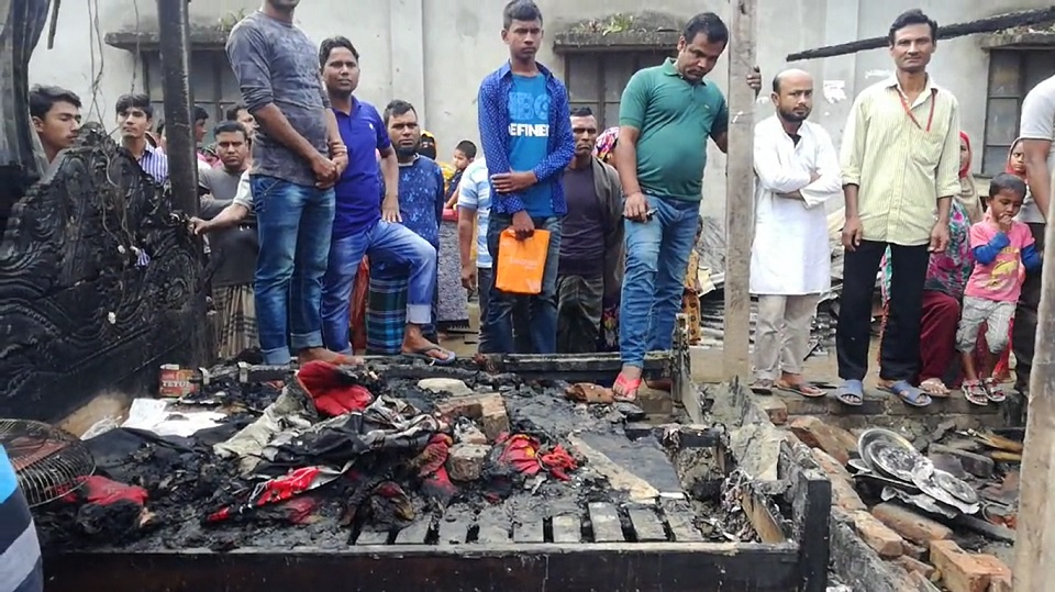 শ্রীপুরে সিলিন্ডার বিস্ফোরণে শ্রমিকের মৃত্যু