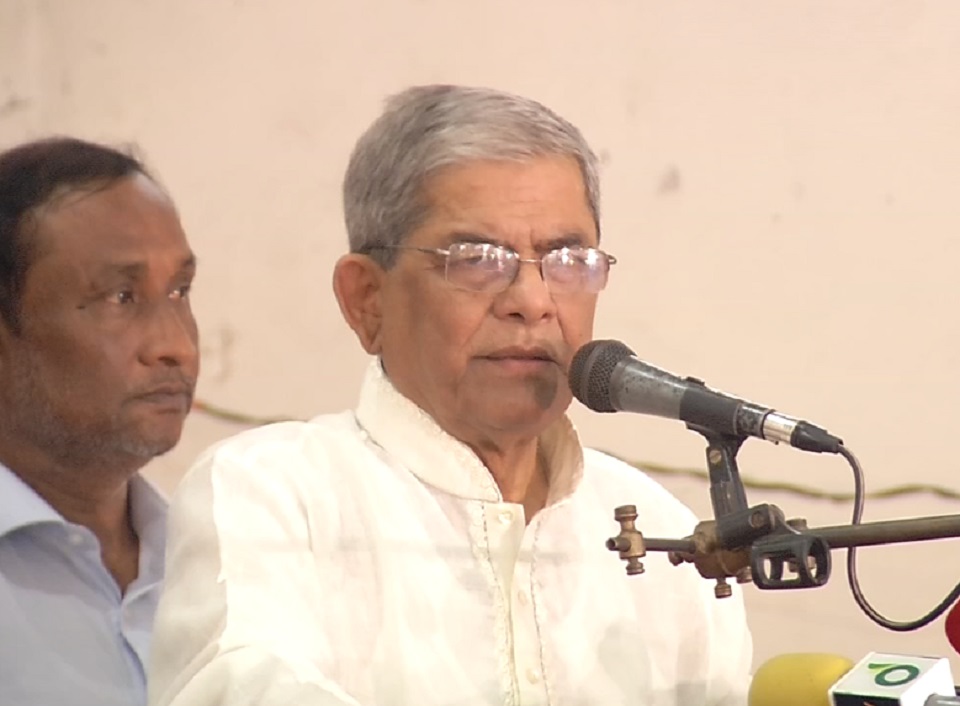 বাম দলের ডাকা হরতালে নৈতিক সমর্থন: মির্জা ফখরুল