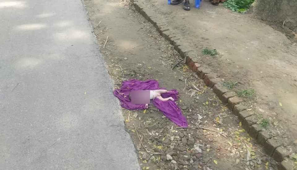 ভূঞাপুর-এলেঙ্গা সড়কে নবজাতকের লাশ উদ্ধার