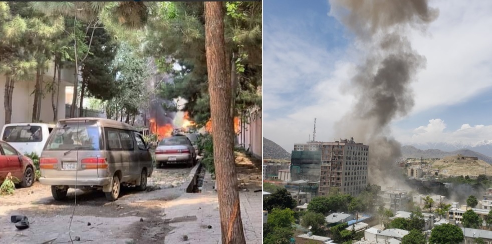 কাবুলে সিরিজ বোমা বিস্ফোরণ