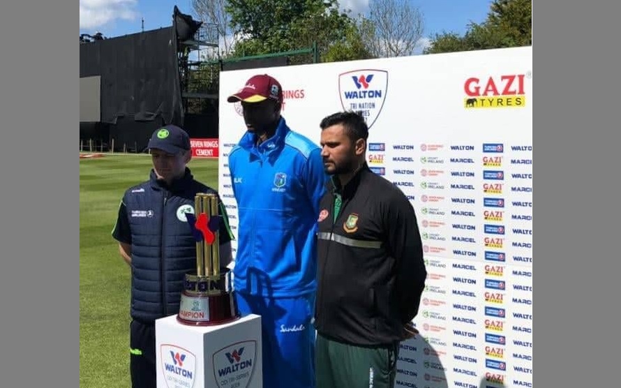 ত্রিদেশীয় সিরিজের ট্রফি উন্মোচন