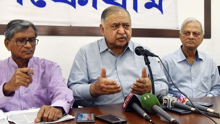 বন্যা পরিস্থিতি নিয়ে ড. কামালের সংবাদ সম্মেলন