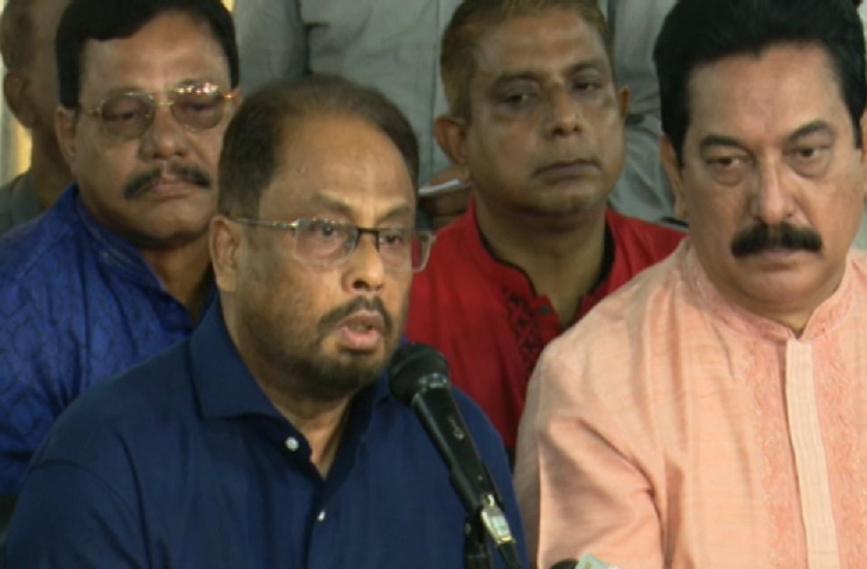 এরশাদের শারীরিক অবস্থা অপরিবর্তিত: জিএম কাদের