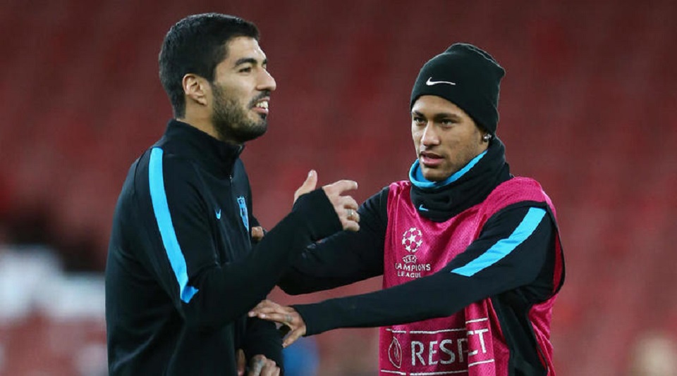 নেইমারের সান্ত্বনা সুয়ারেজকে