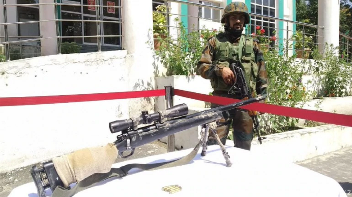 কাশ্মীরে মার্কিন স্নাইপার রাইফেল!