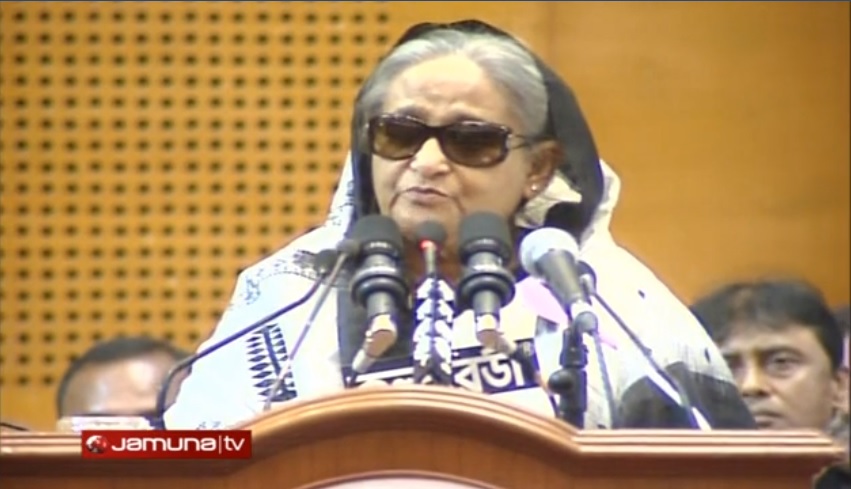 বঙ্গবন্ধুর আদর্শে দেশ চলছে বলেই এত দ্রুত উন্নতি হচ্ছে: প্রধানমন্ত্রী