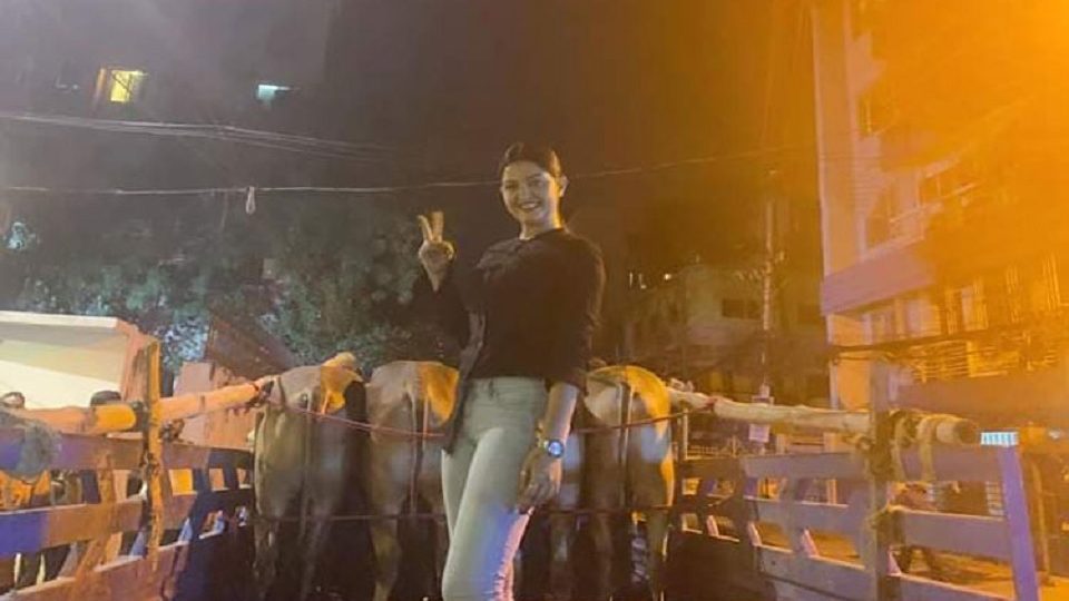 সহশিল্পীদের জন্য চার গরু কোরবানি দিচ্ছেন পরীমনি