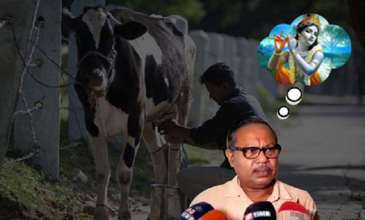 কৃষ্ণের মতো বাঁশি বাজালে গরু বেশি দুধ দেয়, দাবি বিজেপি নেতার