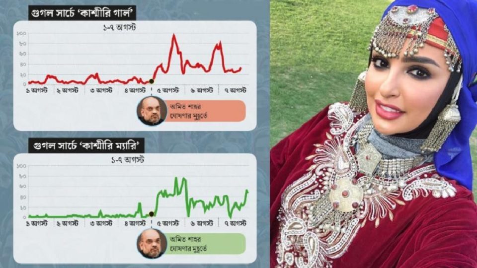 কাশ্মিরী মেয়ে খুঁজতে গুগলে ঝাঁপিয়ে পড়েছে ভারতীয়রা!