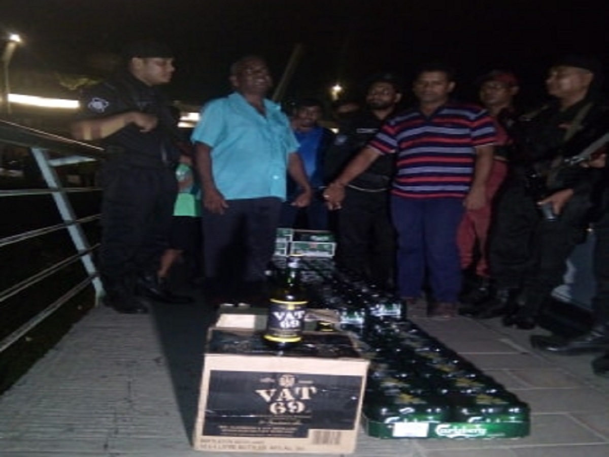 হাতিরঝিলে বিপুল পরিমাণ মাদকসহ আটক ২