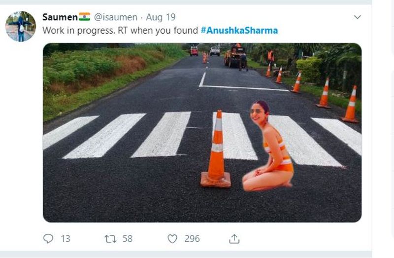 বিকিনি পরা ছবিকে ঘিরে ট্রোলড অনুষ্কা!