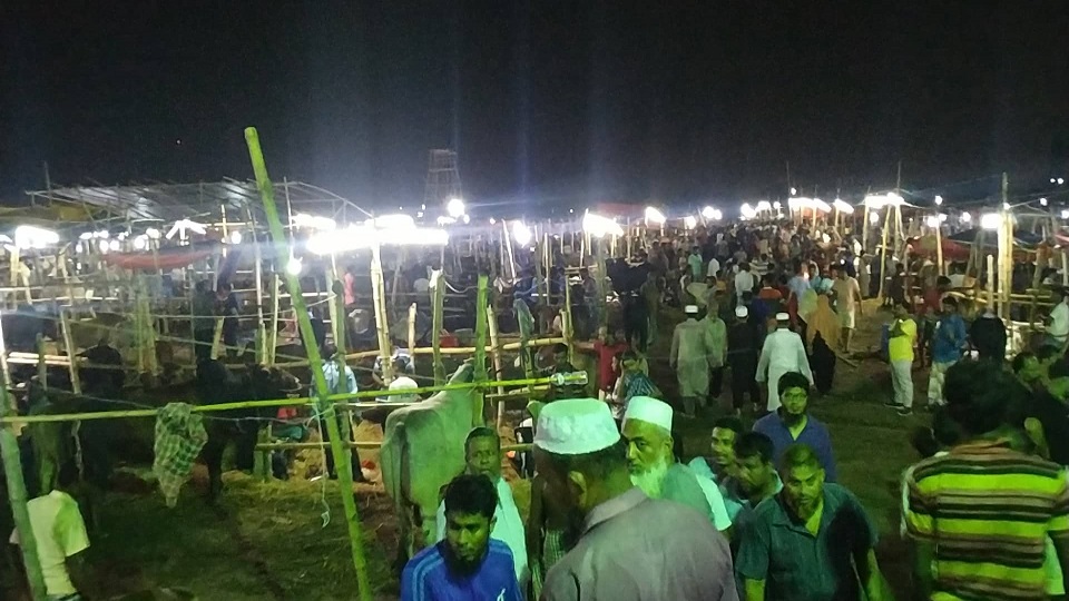 রাতভর জমজমাট রাজধানীর পশুর হাট