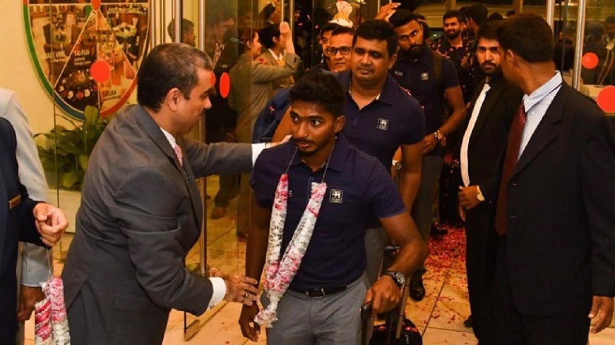 পাকিস্তানে পৌঁছেছে শ্রীলংকা ক্রিকেট দল