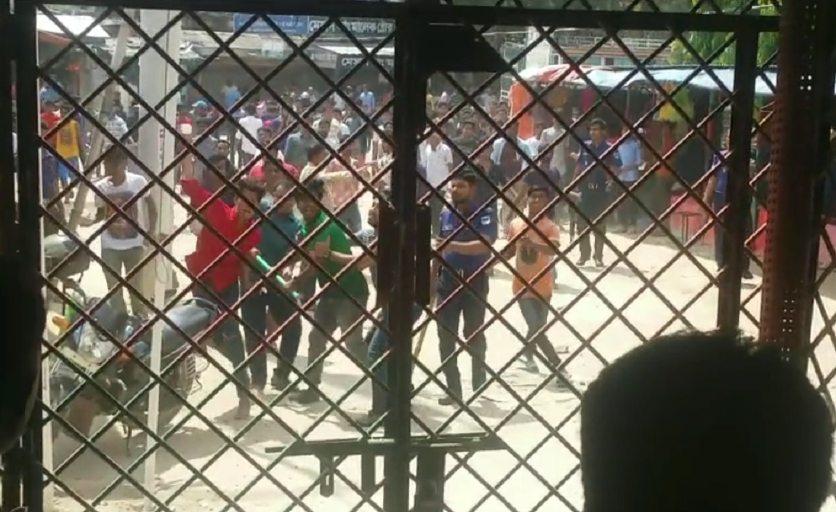 গাংনীতে বিএনপির আলোচনা সভায় ছাত্রলীগের হামলা