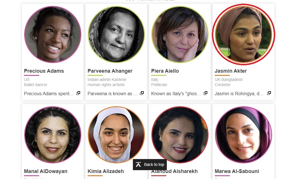 জেসমিন আক্তার: রোহিঙ্গা শিবির থেকে ‘বিশ্বের অনুপ্রেরণাদায়ী নারী’ তালিকায়