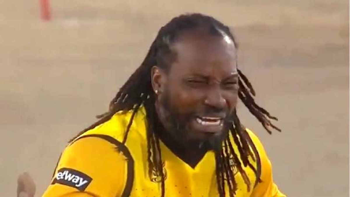 এলবিডব্লিউ না দেয়ায় শিশুর মতো গেইলের কান্না