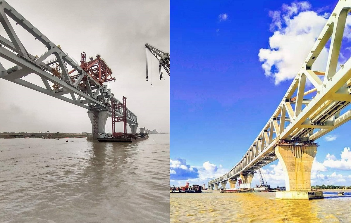 পদ্মা সেতুর ৩১ নম্বর পিলারের কাজ শেষ, আর বাকি ৯