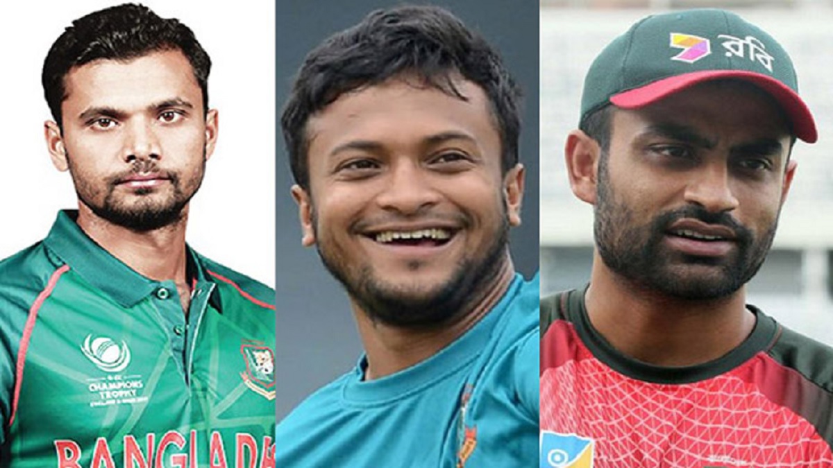 ট্যাক্স কার্ড পাচ্ছেন মাশরাফী, সাকিব ও তামিম