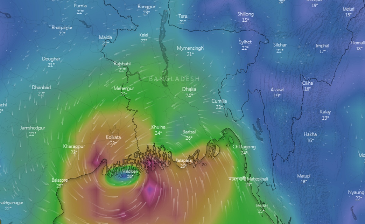 আরও কিছুটা দুর্বল হয়েছে বুলবুল