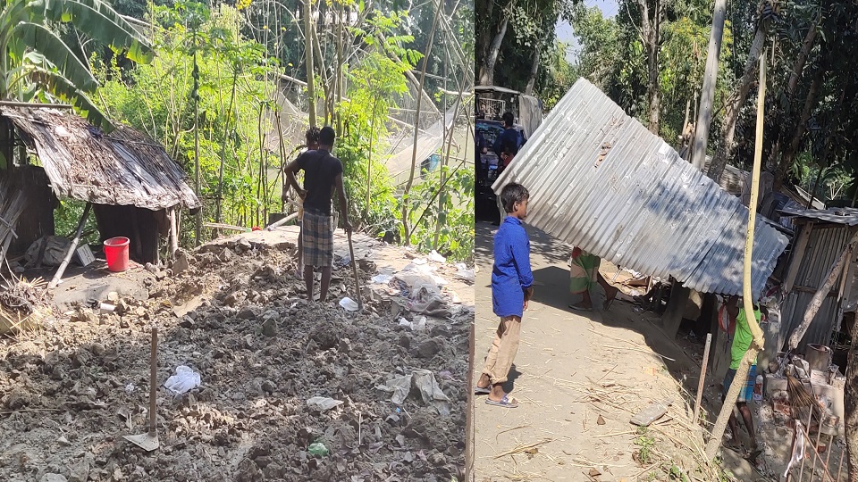 প্রভাবশালীর বাড়ির সামনে ঝুপড়ি, তাই উচ্ছেদ ভিক্ষুকের ঘর