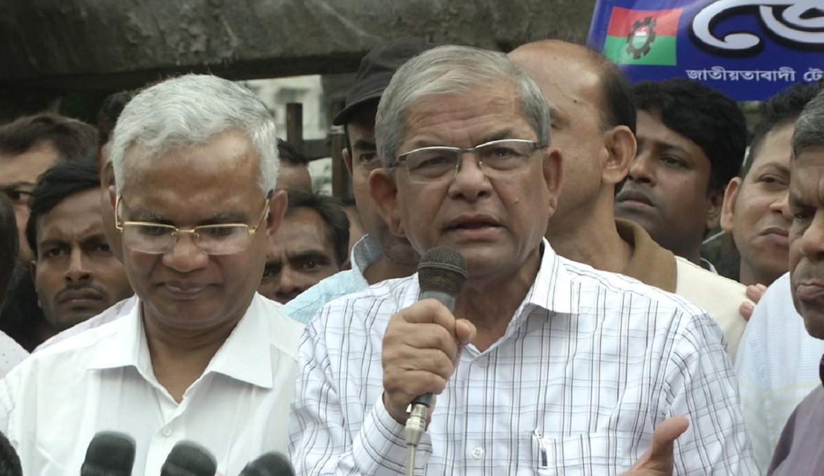 সরকারের ব্যর্থতার কারণেই একের পর এক দুর্ঘটনা ঘটছে: মির্জা ফখরুল
