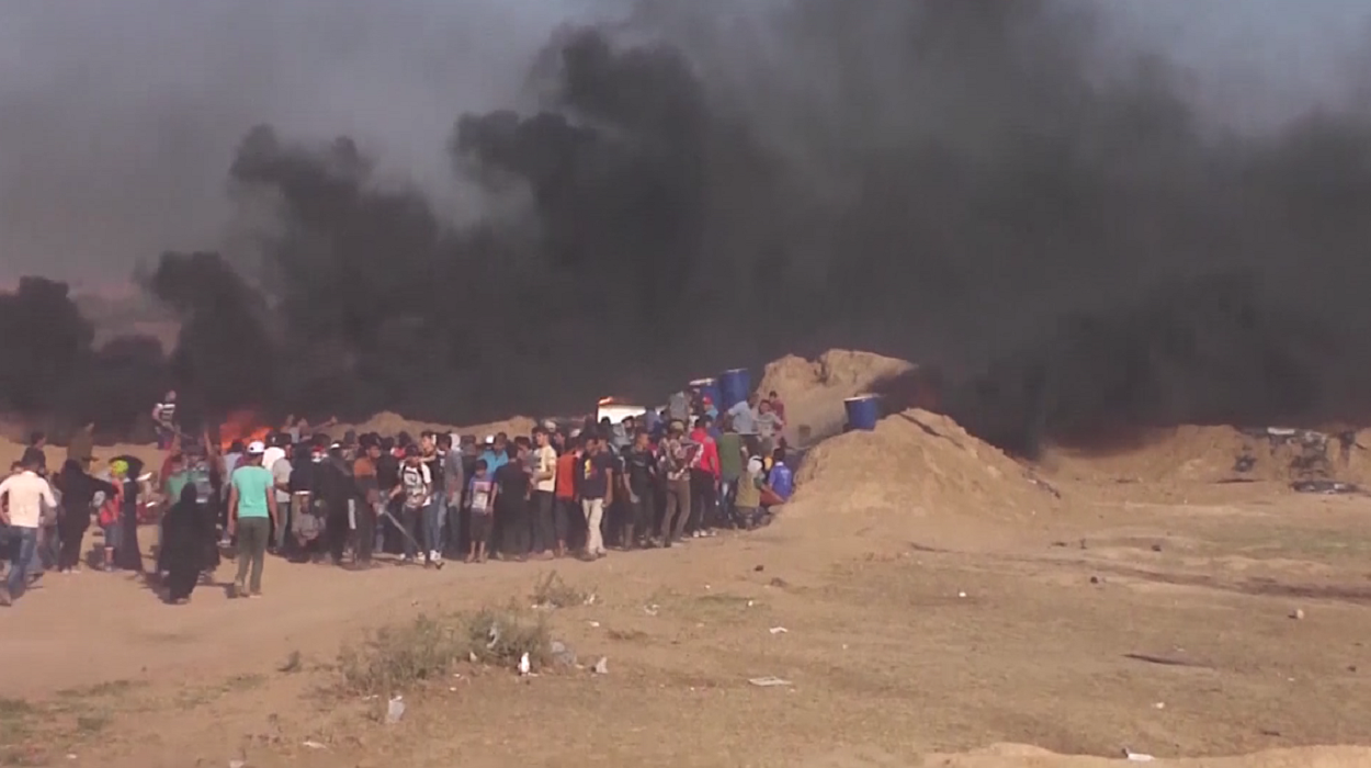 গাজা উপত্যকায় অস্ত্রবিরতি লঙ্ঘন করলো ইসরায়েল