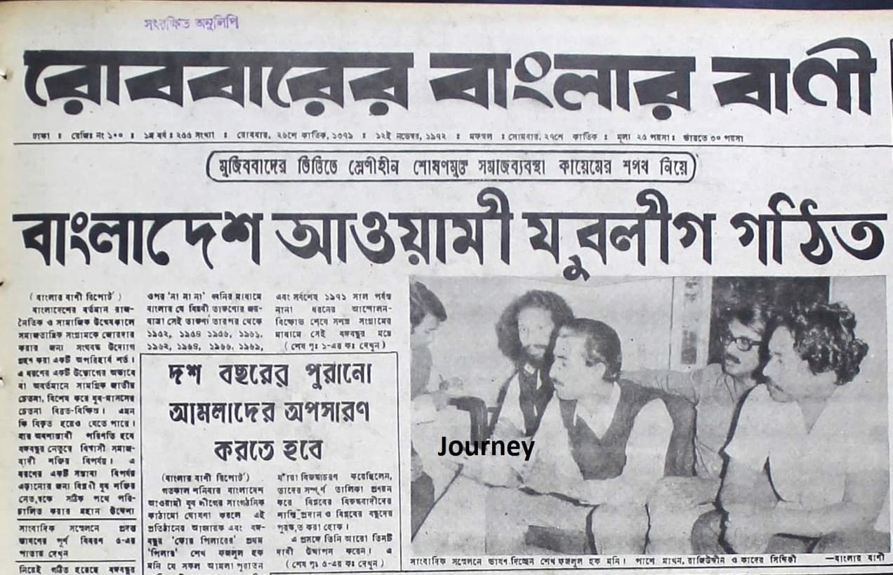 যুবলীগের আত্মপ্রকাশ ও সংগ্রামী পথচলা