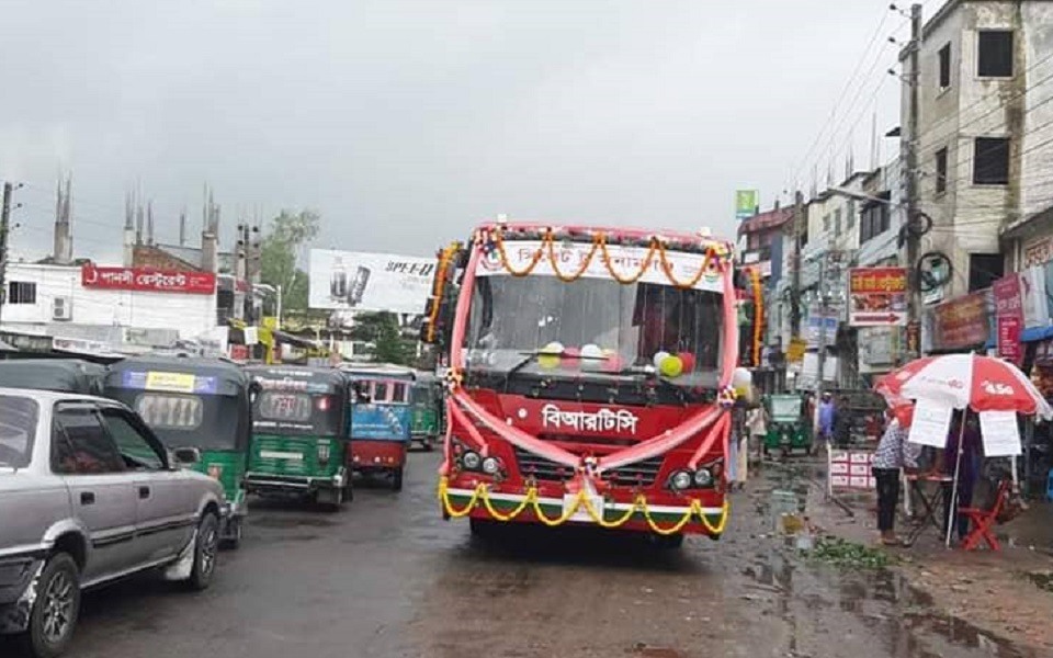 সুনামগঞ্জে বিআরটিসি বাস কাউন্টারে হামলার অভিযোগ