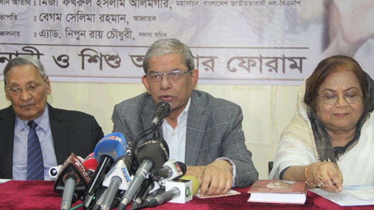 শিশু থেকে বৃদ্ধ কেউ নিরাপদে নেই: মির্জা ফখরুল