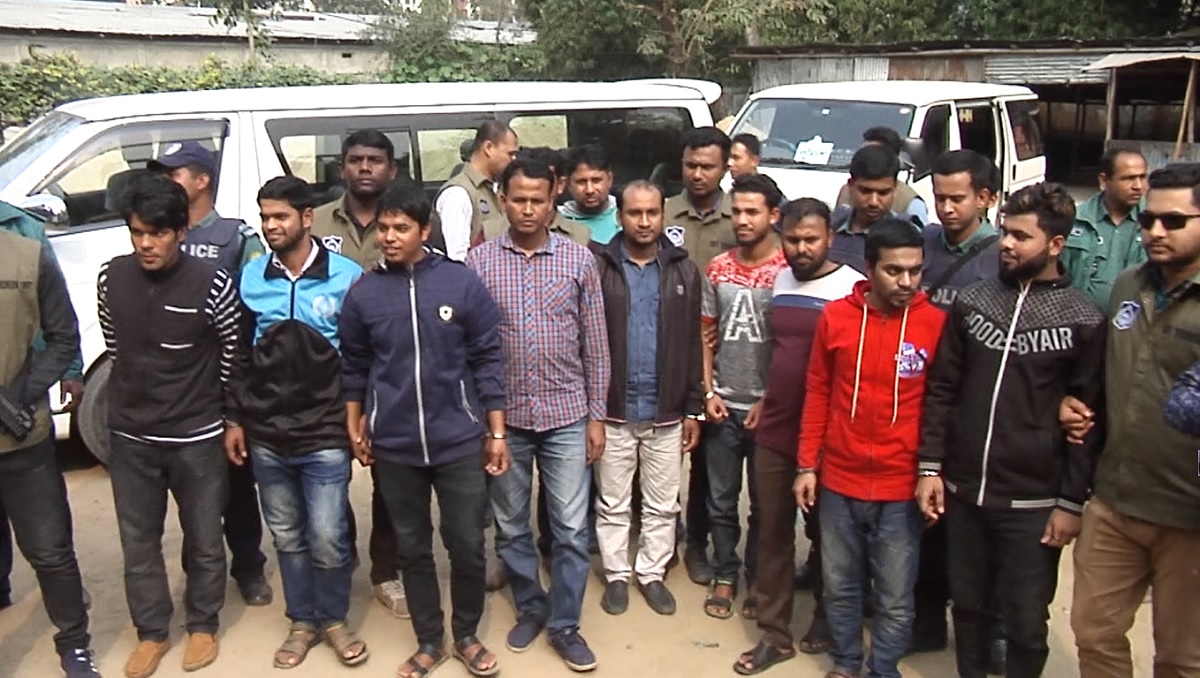 সিলেটে আল্লাহর দলের ৯ জঙ্গি আটক