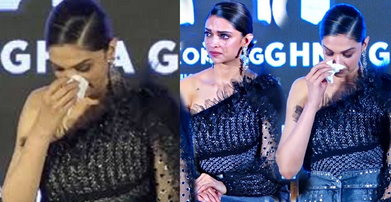 অনুষ্ঠানের মঞ্চেই কান্নায় ভেঙে পড়লেন দীপিকা