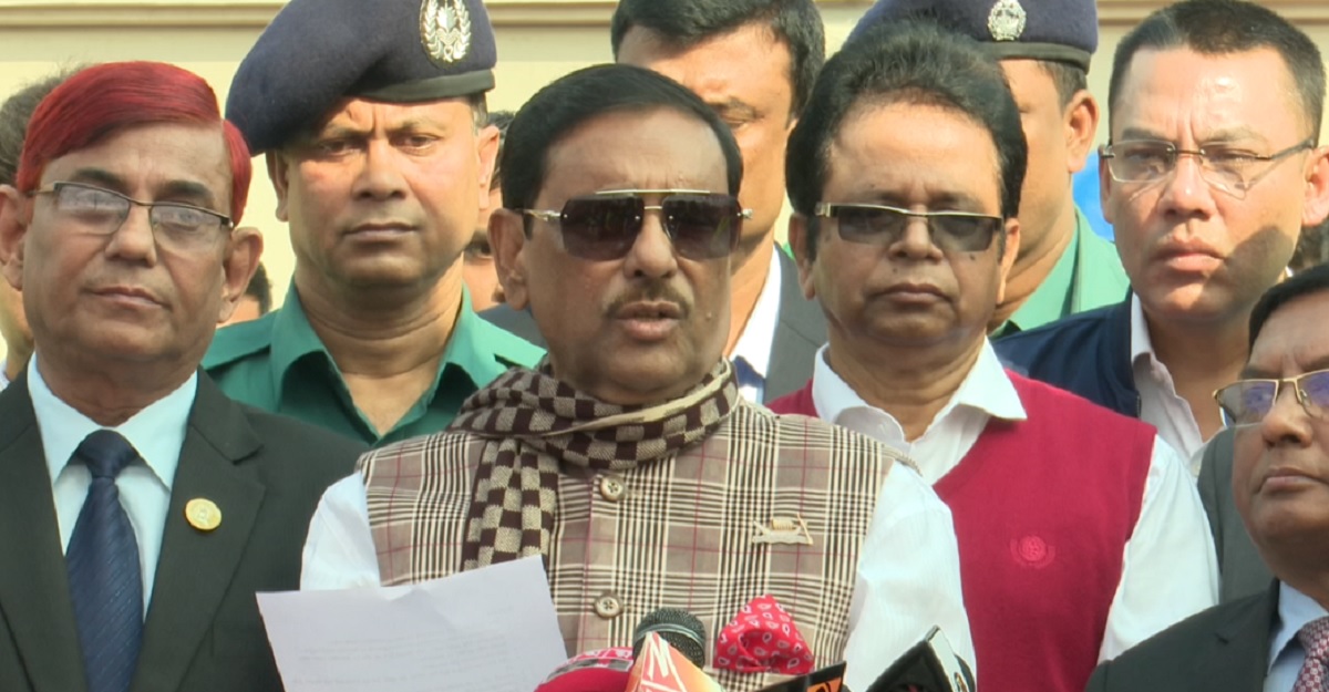 ২০২১ সালে মেট্রোরেলের প্রথম ধাপের কাজ শেষ হবে: ওবায়দুল কাদের