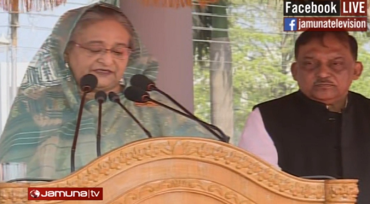 অশুভ শক্তি প্রতিরোধে আনসার-ভিডিপিকে সজাগ থাকার আহ্বান প্রধানমন্ত্রীর